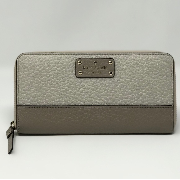 Kate Spade Lacey Bay St Multi Color Baige Wallet - Picture 2 of 6